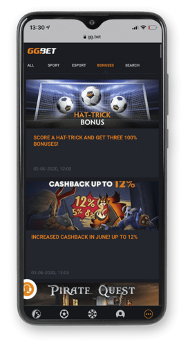 Ggbet Mobile App Screenshot